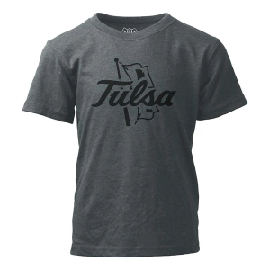 Tulsa Golden Hurricanes Wes and Willy Blackout Kids' T-Shirt XLarge Castlerock
