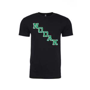 North Dakota Fighting Hawks Signature Concepts NODAK T-Shirt 2XLarge Black