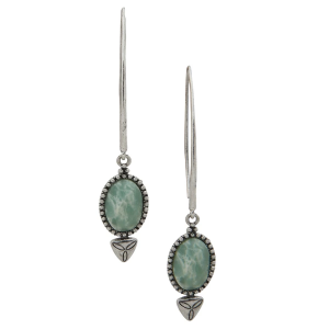 The Jewelry Group Lainey Wilson Stone Drop Threader Earrings Sea