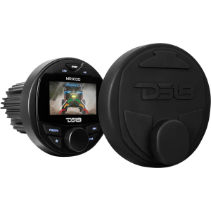 DS18 MRX100 Marine and Powersports 2-Zone 4V Bluetooth Audio Head Unit