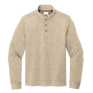 Men's 7 Diamonds Stratton Textured 1/4 Snap Pullover Small Khaki