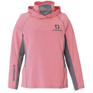 Women's Striker Guardian Fishing Hoodie Large Watermelon Heather