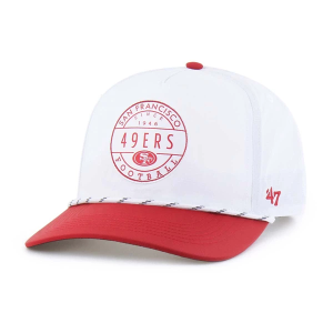San Francisco 49ers 47 Brand Suburbia Hitch Adjustable Hat One Size White