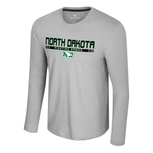 North Dakota Fighting Hawks Colosseum Mac T-Shirt XLarge Ash