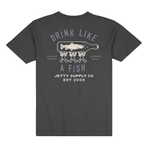 Men's Jetty Bottle Service T-Shirt 2XLarge Black