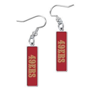 Wincraft San Francisco 49ers Carded Rectangle Earrings
