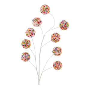 Kurt S. Adler Confetti Glittered Ball Spray