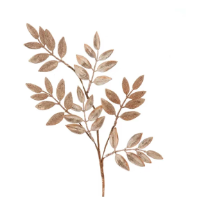 Kurt S. Adler Champagne Leaf Spray