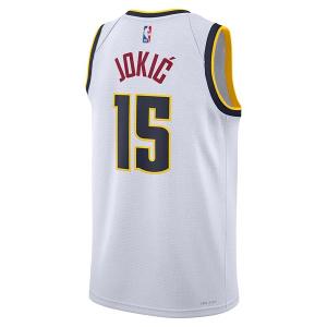 Denver Nuggets Nikola Jokic #15 Nike Swingman Jersey Small White