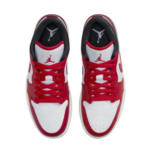 Women's Air Jordan 1 Low Sneakers 6 Regular White/Gym Red-Black-Sail