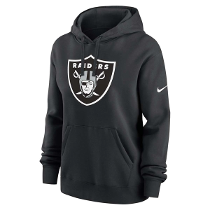 Women's Las Vegas Raiders Nike 2024 Club Hoodie Large Black