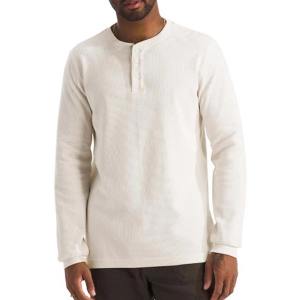 Men's The North Face Waffle Long Sleeve Henley Medium White