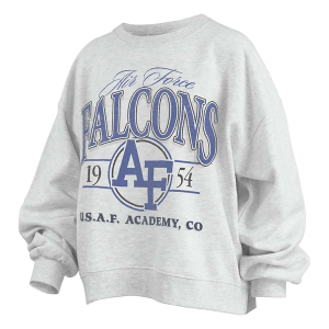 Air Force Falcons Pressbox Women's Crew Small Oatmeal