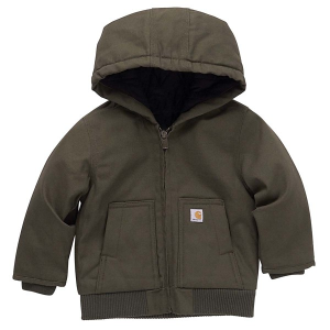 Boys' Carhartt Canvas Jacket Baby 12 mo. Olive