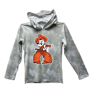 Oklahoma State Cowboys Wes and Willy Kids Hoodie Small White