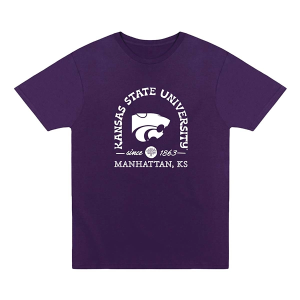 Kansas State Wildcats USCAPE Surf Seal T-Shirt Small Purple