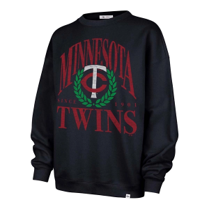 Women's Minnesota Twins 47 Brand Pitchout Crew Small Navy