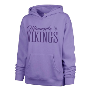 Women's Minnesota Vikings 47 Brand Whim Hoodie XLarge Purple