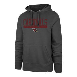 Arizona Cardinals 47 Brand 2025 Sideline Block Hoodie Medium Charcoal