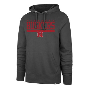 Nebraska Cornhuskers 47 Brand Hoodie Large Charcoal
