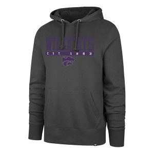Kansas State Wildcats 47 Brand Hoodie Small Charcoal