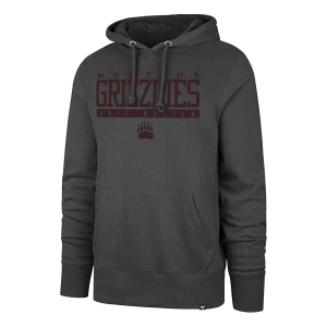 Montana Grizzlies 47 Brand Hoodie 2XLarge Charcoal