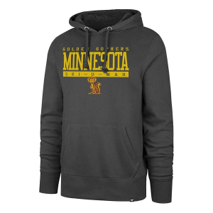 Minnesota Golden Gophers 47 Brand Hoodie Large Charcoal