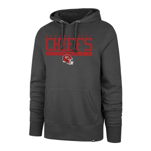 Kansas City Chiefs 47 Brand Legacy Sideline Hoodie XLarge Charcoal