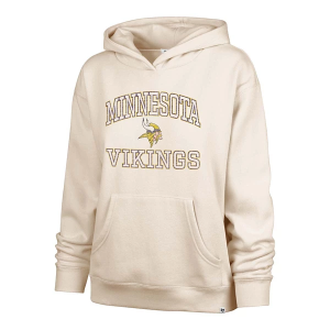 Women's Minnesota Vikings 47 Brand Clarity Hoodie Large Cream