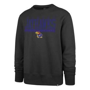 Kansas Jayhawks 47 Brand Crew Small Charcoal
