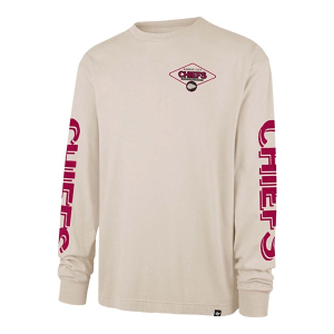 Kansas City Chiefs 47 Brand Ravine Long Sleeve T-Shirt Medium Mojave