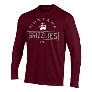 Montana Grizzlies Under Armour Boxed Performance Cotton T-Shirt 3XLarge Red
