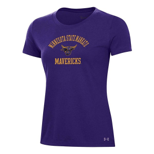 Under Armour Women's Minnesota State Mavericks Arched Logo Performance Cotton T-Shirt