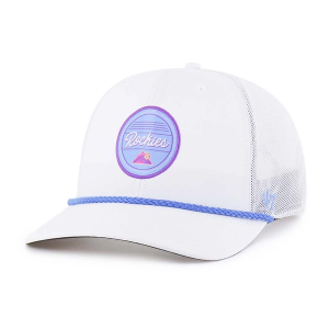 Colorado Rockies 47 Brand City Connect Fairway Adjustable Hat One Size White