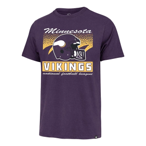 Minnesota Vikings 47 Brand Waver T-Shirt Large Purple