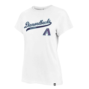 Women's Arizona Diamondbacks City Connect Sweep T-Shirt Medium White