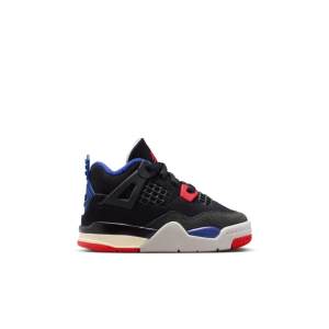 Jordan 4 Retro "Rare Air" Sneakers Toddler 6T Regular Black/Fire Red/Deep Royal Blue