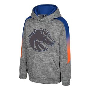 Boise State Broncos Colosseum Kids Hoodie Medium Grey Heather
