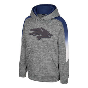 Nevada Wolf Pack Colosseum Kids Hoodie XLarge Grey Heather