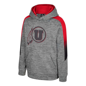 Utah Utes Colosseum Kids Hoodie Medium Grey Heather