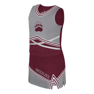 Colosseum Kids' Montana Grizzlies Lollipop Park Cheer Dress