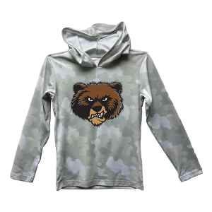 Montana Grizzlies Wes and Willy Kids Hoodie XLarge White