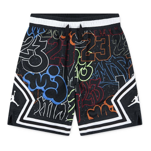 Kids' Jordan AOP Sport Diamond Shorts Medium Black