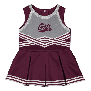 Colosseum Baby Montana Grizzlies Lollipop Park Cheer Dress