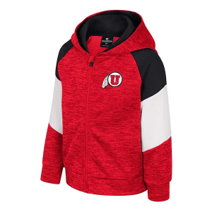 Utah Utes Colosseum Toddler Full Zip 3T Red
