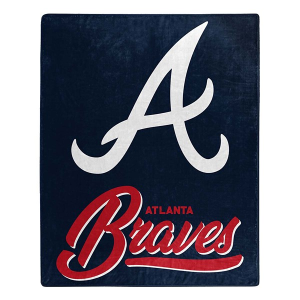 TheNorthwest Atlanta Braves Signature Raschel Blanket