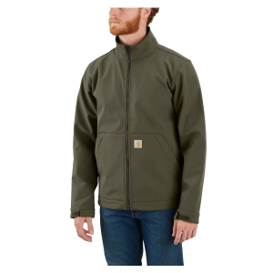 Men's Carhartt Rain Defender Relaxed Fit Softshell Jacket Large Tall Moss