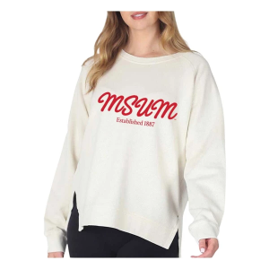 Minnesota State Dragons Chicka-D Women's Crew Medium Chalk