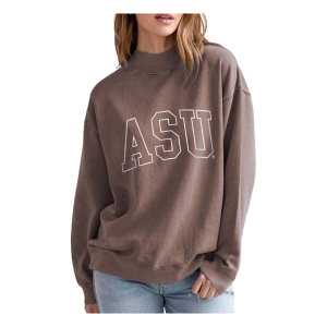 Arizona State Sun Devils Chicka-D Women's Crew Large Chocolate