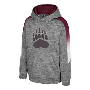 Montana Grizzlies Colosseum Kids Hoodie Large Grey Heather